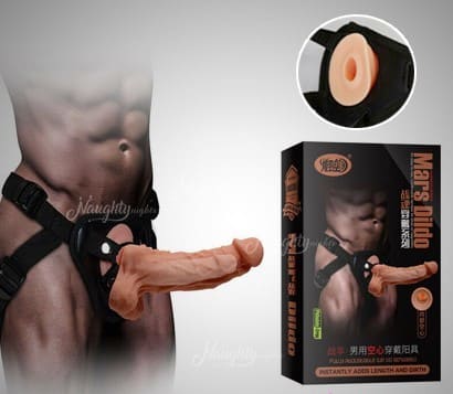 Mars Hollow Strap on Dildo For Men With Harness