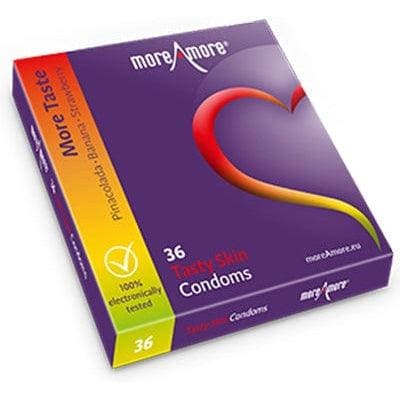 MoreAmore – Condom Tasty Skin 36 Pieces