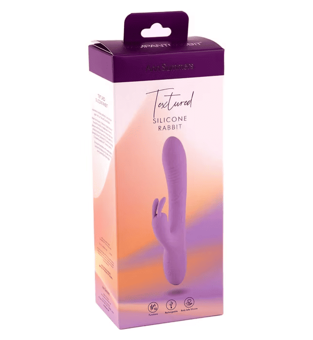 Ann Summers Textured Rechargeable Rabbit Lilac