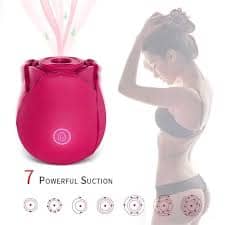 Rose Shape Vagina Sucking Vibrator Intimate Good Nipple Sucker Oral Licking Clitoris Stimulation Powerful Sex Toys for Women