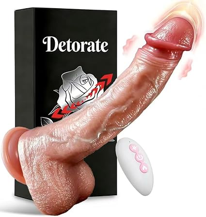 Realistic Thrusting Dildo Vibrator Sex Toys, Suction Cup