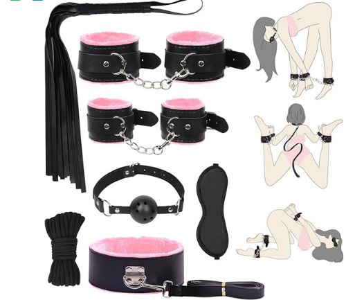 8 Pcs Sex Bondage Set for Beginners
