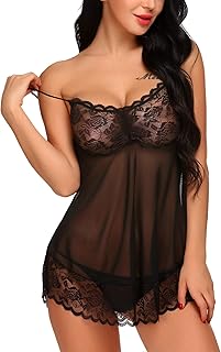 Romantic Lace Nighty, Robe & Panty Collection