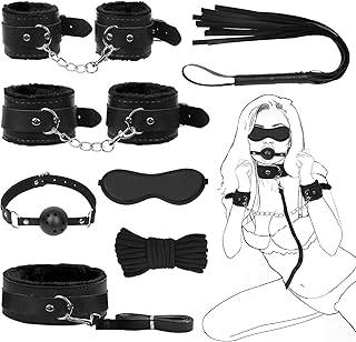 7 Pieces Set Sex Toys for Women BDSM Bondage Restraints Kit