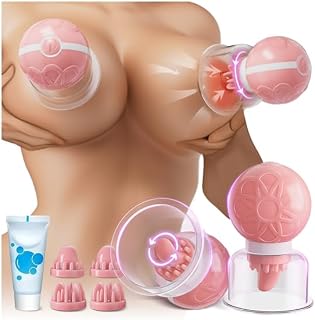 Breast Enlargement Stimulation Nipple Vagina Clitoris Sucker For Women Clit Vibrator Vacuum Pump Cover Adult Masturbator Sex Toy