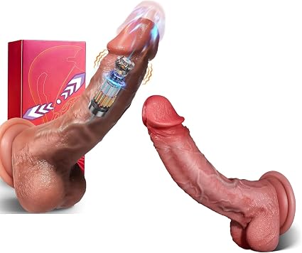 Thrusting Dildo Vibrator Soft Sex Toys