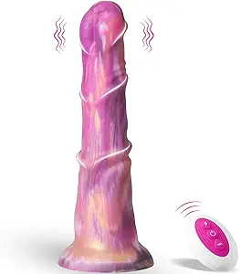 9.25" Large Horse Dildo G-Spot Vibrator with 8+1 Modes, Remote, Suction Cup | 8 Vibration Modes & One-Key Orgasm, G-spot Clitoris Anal Prostate Stimulator, Long Hands-Free Strap-On Fantasy Adult Sex Toys